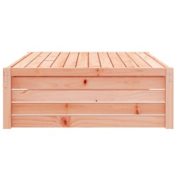Repose-pied de jardin 120x80 cm massif de douglas 531112531112