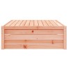 Repose-pied de jardin 120x80 cm massif de douglas 531112531112