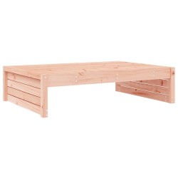 Repose-pied de jardin 120x80 cm massif de douglas 531112531112