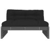Canapé central 120x80 cm gris bois de pin massif 531115531115