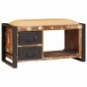 Banc de rangement Multicolore Bois massif de récupération 531120531120
