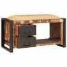 Banc de rangement Multicolore Bois massif de récupération 531120531120