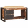 Banc de rangement Multicolore Bois massif de récupération 531120531120