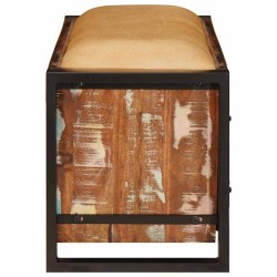 Banc de rangement Multicolore Bois massif de récupération 531120531120