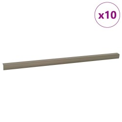 Nez de marche 10 pcs Champagne 67 x 3 x 2 cm Aluminium 531123531123