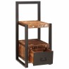 Support valet Multicolore 40 x 40 x 90 cm Bois Recyclé Solide 531126531126
