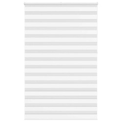 Store zèbre blanc 145x230 cm largeur du tissu 140,9cm polyester 531133531133