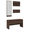 Ensemble de meubles de couloir 4 pcs chêne marron 531137531137