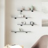 Étagères murales 4 pcs sonoma gris 60x10x1,5 cm bois ingénierie 531138531138