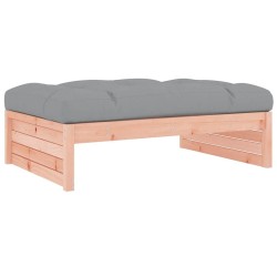 Repose-pied de jardin 120x80 cm massif de douglas 531140531140