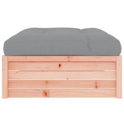 Repose-pied de jardin 120x80 cm massif de douglas 531140531140