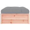 Repose-pied de jardin 120x80 cm massif de douglas 531140531140