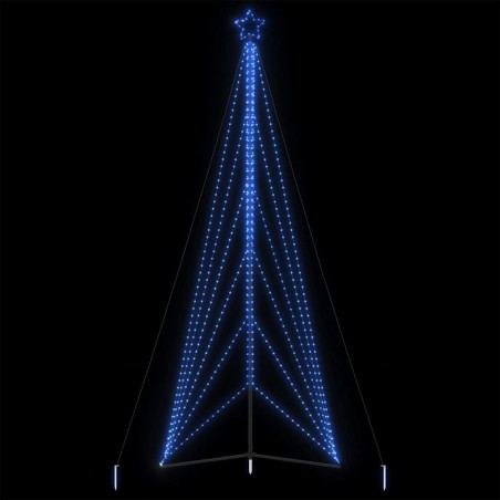 Sapin de Noël à LED 861 LED bleu 478 cm 531145531145