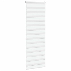 Store zèbre blanc 75x230 cm largeur du tissu 70,9 cm polyester 531150531150
