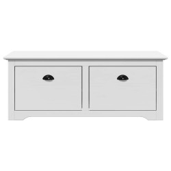Banc de couloir BODO blanc 114x40x45 cm 531161531161