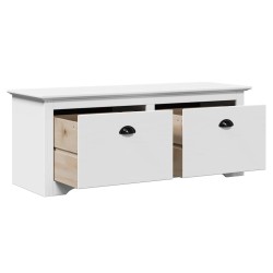 Banc de couloir BODO blanc 114x40x45 cm 531161531161
