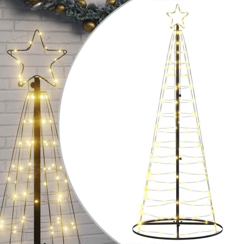 Sapin de Noël à LED 200 LED blanc chaud 180 cm 531163531163