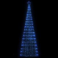 Sapin de Noël à LED 550 LED bleu 300 cm 531165531165