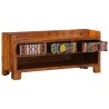 Banc à chaussures avec tiroir Marron miel 100 x 35 x 45 cm 531167531167