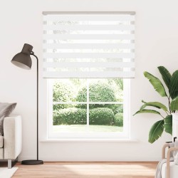 Store zèbre blanc 160x200 cm largeur du tissu 155,9cm polyester 531168531168