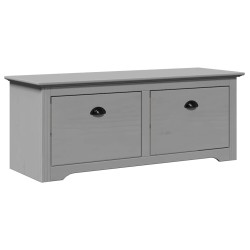 Banc de couloir BODO gris 114x40x45 cm 531178531178