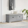Banc de couloir BODO gris 114x40x45 cm 531178531178