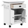 Chariot de cuisine BODO blanc 72x45x80 cm 531182531182