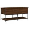 Banc de rangement chêne marron 100x42,5x47 cm bois d'ingénierie 531187531187