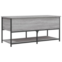 Banc de rangement sonoma gris 100x42,5x47 cm bois d'ingénierie 531188531188