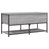 Banc de rangement sonoma gris 100x42,5x47 cm bois d'ingénierie 531188531188