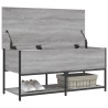 Banc de rangement sonoma gris 100x42,5x47 cm bois d'ingénierie 531188531188