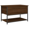Banc de rangement chêne marron 70x42,5x47 cm bois d'ingénierie 531189531189
