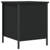 Banc de rangement noir 40x42,5x50 cm bois d'ingénierie 531190531190