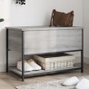 Banc de rangement sonoma gris 70x42,5x47 cm bois d'ingénierie 531191531191