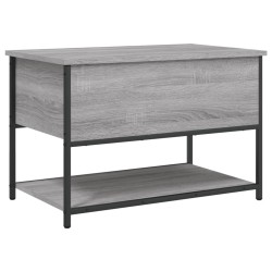 Banc de rangement sonoma gris 70x42,5x47 cm bois d'ingénierie 531191531191