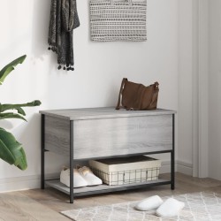 Banc de rangement sonoma gris 70x42,5x47 cm bois d'ingénierie 531191531191