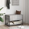 Banc de rangement sonoma gris 70x42,5x47 cm bois d'ingénierie 531191531191
