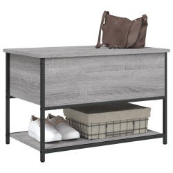 Banc de rangement sonoma gris 70x42,5x47 cm bois d'ingénierie 531191531191