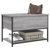 Banc de rangement sonoma gris 70x42,5x47 cm bois d'ingénierie 531191531191