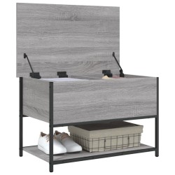 Banc de rangement sonoma gris 70x42,5x47 cm bois d'ingénierie 531191531191