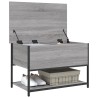 Banc de rangement sonoma gris 70x42,5x47 cm bois d'ingénierie 531191531191