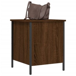 Banc de rangement chêne marron 40x42,5x50 cm bois d'ingénierie 531193531193