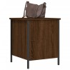 Banc de rangement chêne marron 40x42,5x50 cm bois d'ingénierie 531193531193