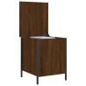 Banc de rangement chêne marron 40x42,5x50 cm bois d'ingénierie 531193531193