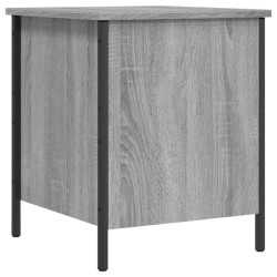 Banc de rangement sonoma gris 40x42,5x50 cm bois d'ingénierie 531194531194