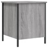 Banc de rangement sonoma gris 40x42,5x50 cm bois d'ingénierie 531194531194