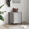 Banc de rangement sonoma gris 40x42,5x50 cm bois d'ingénierie 531194531194