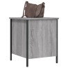 Banc de rangement sonoma gris 40x42,5x50 cm bois d'ingénierie 531194531194