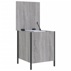Banc de rangement sonoma gris 40x42,5x50 cm bois d'ingénierie 531194531194