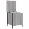 Banc de rangement sonoma gris 40x42,5x50 cm bois d'ingénierie 531194531194